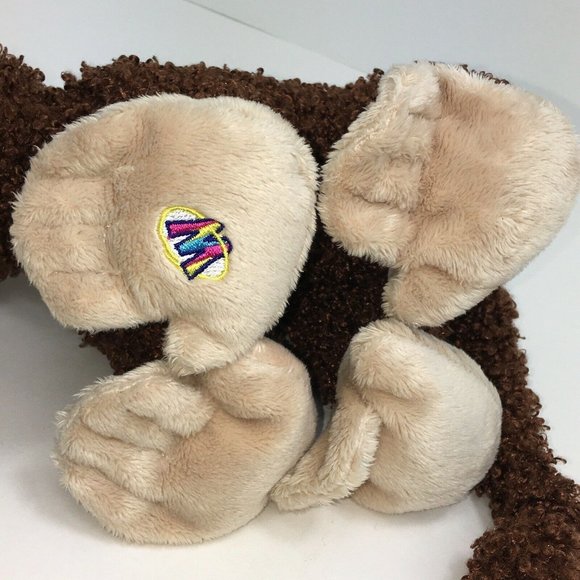 Ganz Webkinz Plush Cheeky Monkey 9" Brown Curly Stuffed Animal No Code Jungle - Picture 6 of 12